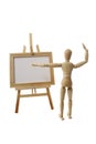 Dummy painter Royalty Free Stock Photo