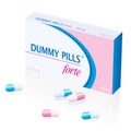 Dummy Pills Box Royalty Free Stock Photo