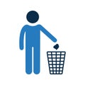 Dump, dustbin, garbage icon