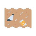 Dump icon vector image.