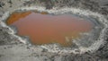Dump toxic waste, oil contamination water and soil