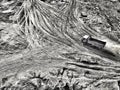 Dump truck carrying coal, sand and rock Royalty Free Stock Photo