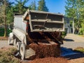 Dump Truck Dumping Load