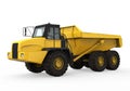 Dump Truck Isolated Royalty Free Stock Photo