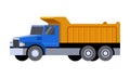 Dump truck minimalistic icon