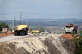 Mining Dump Truck passes through public roads with strict road mandating