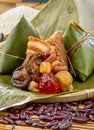 Dumpling, the Chinese traditional food, close up Royalty Free Stock Photo