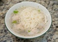 Dumpling and noodle soup Royalty Free Stock Photo