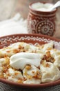 Dumplings with potato Royalty Free Stock Photo