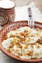 Dumplings with potato Royalty Free Stock Photo