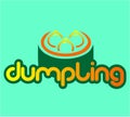 Dumplings Street Food Logo Vector Royalty Free Stock Photo