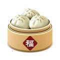 dumplings. Vector illustration decorative design