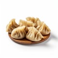 Hyperrealism Photography Of Dumplings De Choclo On White Background