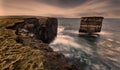 Sea stack at Downpatrick head co. Mayo, Ireland, Downpatrick Head,