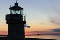 Dun Laoghaire lighthouse. Dublin. Ireland Royalty Free Stock Photo