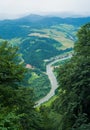 Dunajec river Royalty Free Stock Photo