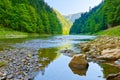 The Dunajec River Gorge. Pieniny National Park. Royalty Free Stock Photo