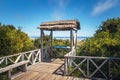 Dunas de Cucao Beach viewpoint at Chiloe National Park - Chiloe Island, Chile Royalty Free Stock Photo