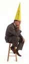 The dunce Royalty Free Stock Photo