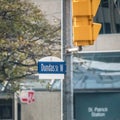 Dundas Street West Street Sign In Toronto, Ontario, Canada