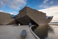 Dundee, Scotland - July 31, 2019: V&A Dundee designed by Kengo Kuma and opened on 18 Sept, 2018 is a first design museum