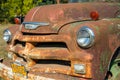 Vintage, rusted and Very Distressed, Abandoned Chevrolet Truck