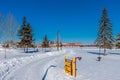 Dundonald Park in Saskatoon, Canada Royalty Free Stock Photo