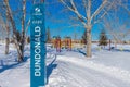 Dundonald Park in Saskatoon, Canada Royalty Free Stock Photo