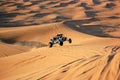 Dune bashing with a dune buggy Royalty Free Stock Photo