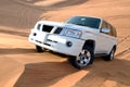 Dune bashing in a Nissan Patrol