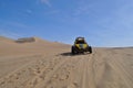 Dune buggy in desert Royalty Free Stock Photo