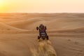 Dune buggy in the sands- Royalty Free Stock Photo