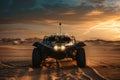 Dune cinematic modern buggy, generative ai