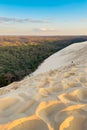 Dune du Pilat, the biggest sand dune in Europe, France. Royalty Free Stock Photo