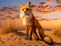 Dune Fox Royalty Free Stock Photo