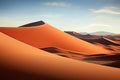 Dune 45 (large dunes in Namibia have numbers) in the Namib desert, Africa Royalty Free Stock Photo