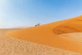 Dune 45 amid a sandstorm Royalty Free Stock Photo