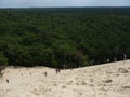 Dune of Pilat, in arcachon, in France Royalty Free Stock Photo