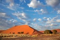 Dune and sky, Sossusvlei, Namibia Royalty Free Stock Photo