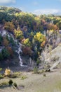 Dune Trails Through the Autumn Colors Royalty Free Stock Photo