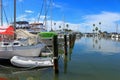 Dunedin Marina boat ramp in Florida, USA Royalty Free Stock Photo