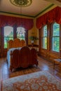 DUNEDIN, NEW ZEALAND, JANUARY 31, 2020: Interior of Larnach castle in Dunedin, New Zealand