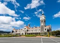 Dunedin Railway station during a sunny day Royalty Free Stock Photo