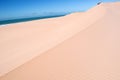 Dunes on beach Royalty Free Stock Photo