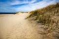 Dunes, Beach and Coast at Ameland, the Netherlands Royalty Free Stock Photo