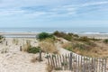 The beach of Soulac, near Lacanau in Medoc, France