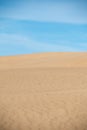 Dunes of the Cabo Polonia National Park in the Department of Rocha in Uruguay Royalty Free Stock Photo