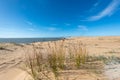 Dunes of the Cabo Polonia National Park in the Department of Rocha in Uruguay Royalty Free Stock Photo