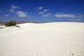 Dunes on the coast of Indian ocean, Socotra island, Yemen Royalty Free Stock Photo