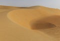 Dunes and colored sands of the Rub al-Khali desert Royalty Free Stock Photo